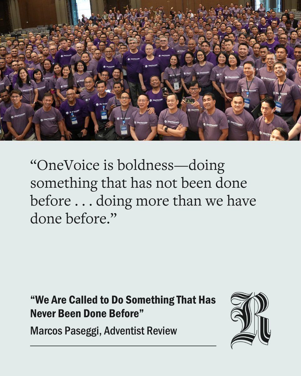 Adventist Review tweet media