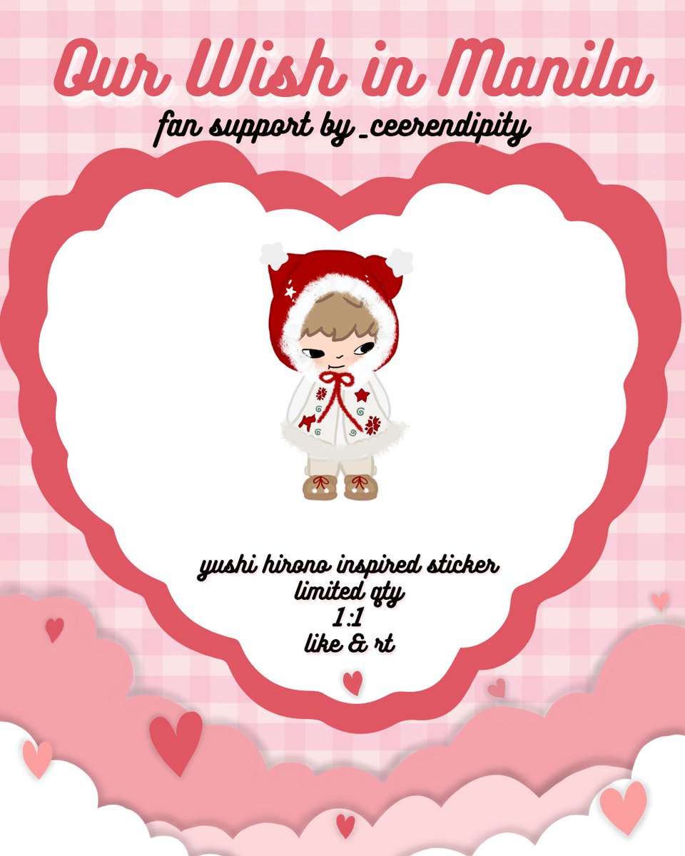 NCT WISH INTO THE WISH in Manila 
fan support by _ceerendipity

✩ limited qty
✩ strictly 1:1
✩ like, rt, follow (optional)
✩ loc and time tba

#OurWISH_MANILA 
#OURWISHinMANILA 
#NCTWISHinMANILA