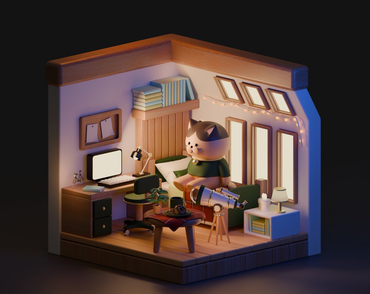 七塚なじみ@blender tweet media