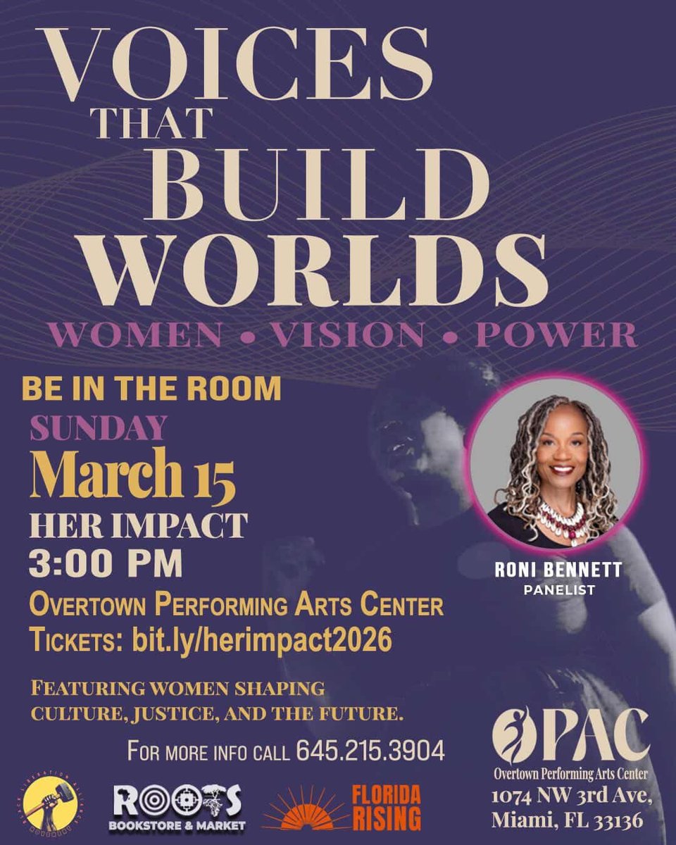 MiamiShoresPoC's tweet photo. We Sing, We Story, We Show Up — March Is Here &amp; So Is SFPoC - https://t.co/tdtNDoLusB

This Women's History Month, join us for Voices That Build Worlds — an afternoon of spoken word, storytelling, and dialogue featuring women who are shaping culture, justice, and the future. https://t.co/gCiiyiqKoD