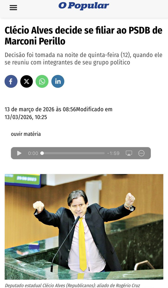 Marconi Perillo tweet media