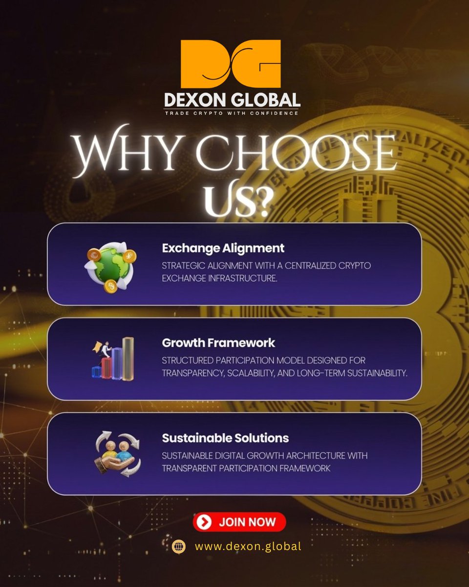 DexonGlobal's tweet photo. Scale your crypto participation with structure. 📈

🔗 Alignment
📊 Transparency
♻️ Sustainability

Join now 👉 https://t.co/V0eQ20rFqI

#DexonGlobal #CryptoOpportunity #TrendingNow #bitcoin88 #InvestingTwitter https://t.co/JMSZquyEGc