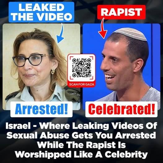 Israeli soldiers gang-raped a Palestinian so brutally he's hospitalised. And filmed it. A woman who leaked the video is arrested. When the rapists were arrested, Israelis protested that they had the right to rape Palestinians! The rape charges have now been dropped. #Israel