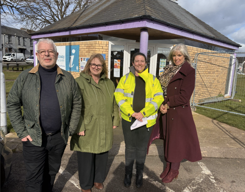 DGCEmpowerment's tweet photo. Chief Executive @dgcouncil recently visited Castle Douglas &amp; Crocketford Ward to see excellent examples of community provision business models, volunteering opportunities, and steps to employment, accompanied by local Councillors and Ward Officer. #WardWorking https://t.co/MEJ7GrPjcf