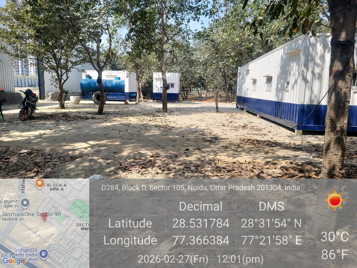 <a href="/myogioffice/">Yogi Adityanath Office</a>
<a href="/ChiefSecyUP/">S.P. Goyal, Chief Secretary, GoUP</a>
<a href="/CeoNoida/">CEO, NOIDA Authority</a>
<a href="/noida_authority/">NOIDA Authority</a>

महोदय ,
मैक्स ग्रुप ने सेक्टर 105 के डी ब्लॉक के सामने स्थित ग्रीन बेल्ट की दीवार को जगह जगह क्षतिग्रस्त कर दिया है ,ग्रीन बेल्ट के अंदर  बड़े-बड़े कंटेनर रख अतिक्रमण कर लिया है !

जनहित में सख्त कार्यवाही की प्रार्थना हैं !