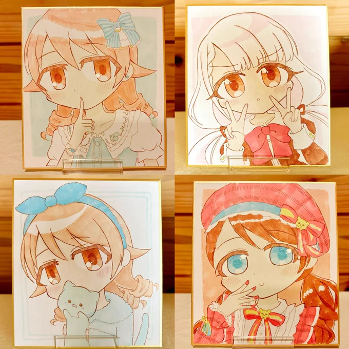 【ゆるぼ】
色紙で描いてほしいアイドルをぜひ教えてください!
+で衣装、髪型などのリクエストも大歓迎です🌱
 #シンステ 
過去描いたもの⬇️ 