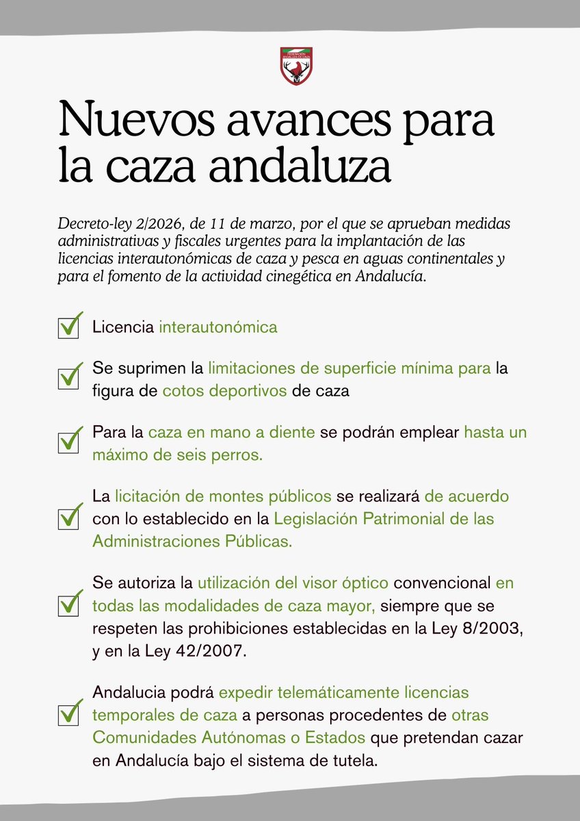 Federación Andaluza de Caza tweet media