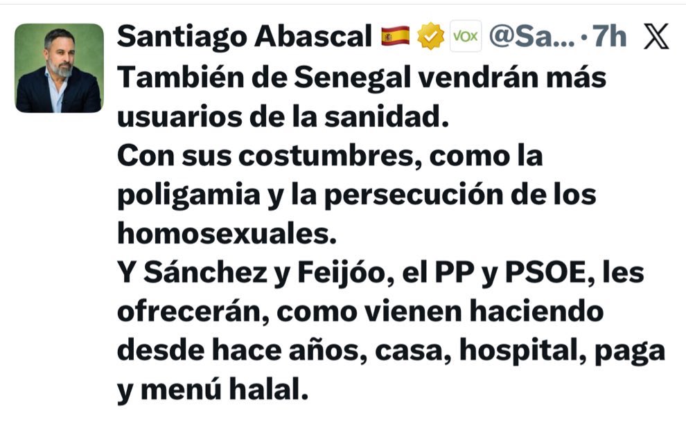 Los únicos que ayudaron a Samuel Luiz eran dos senegaleses. 

Saca tu racismo y homofobia de nuestras calles.