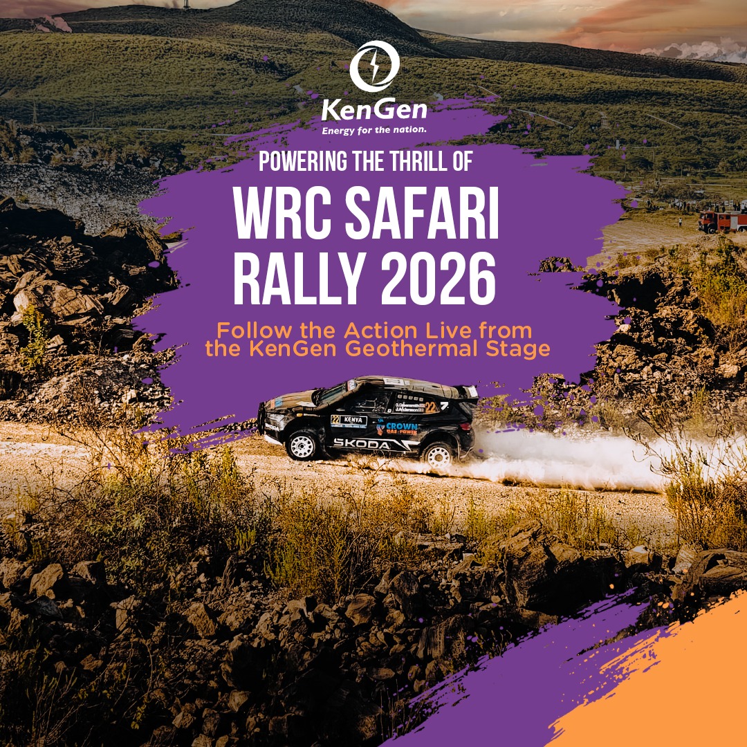 Kamwas's tweet photo. @KenGenKenya Olkaria Geothermal Fields making the WRC SafariRally 2026 even more spectacular. #WRC #SafariRally2026 #KenGenWRC #GreenEnergyKE https://t.co/iGdbzuMhfa