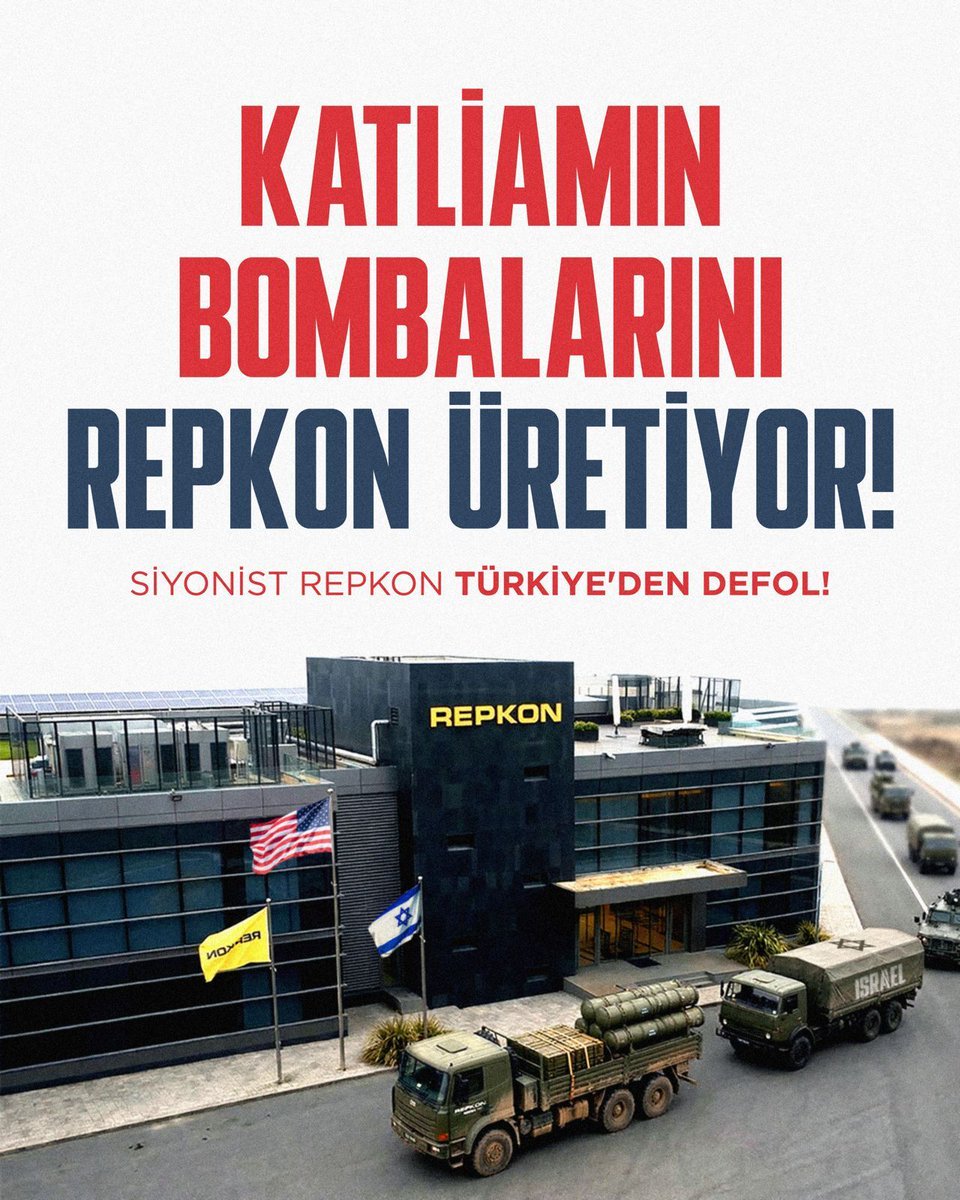 Yoldaşlarımızın kendisini kapısına zincirlediği Repkon, Orta Doğu’yu kan gölüne çeviren katil İsrail’e ve ABD’ye bomba üretiyor. Tepkilerden korkup isimlerini değiştirdiler, Saray’dan aldıkları ödüllerin haberini kaldırttılar, ancak gerçeği halkımızdan gizleyemediler.

Küçücük