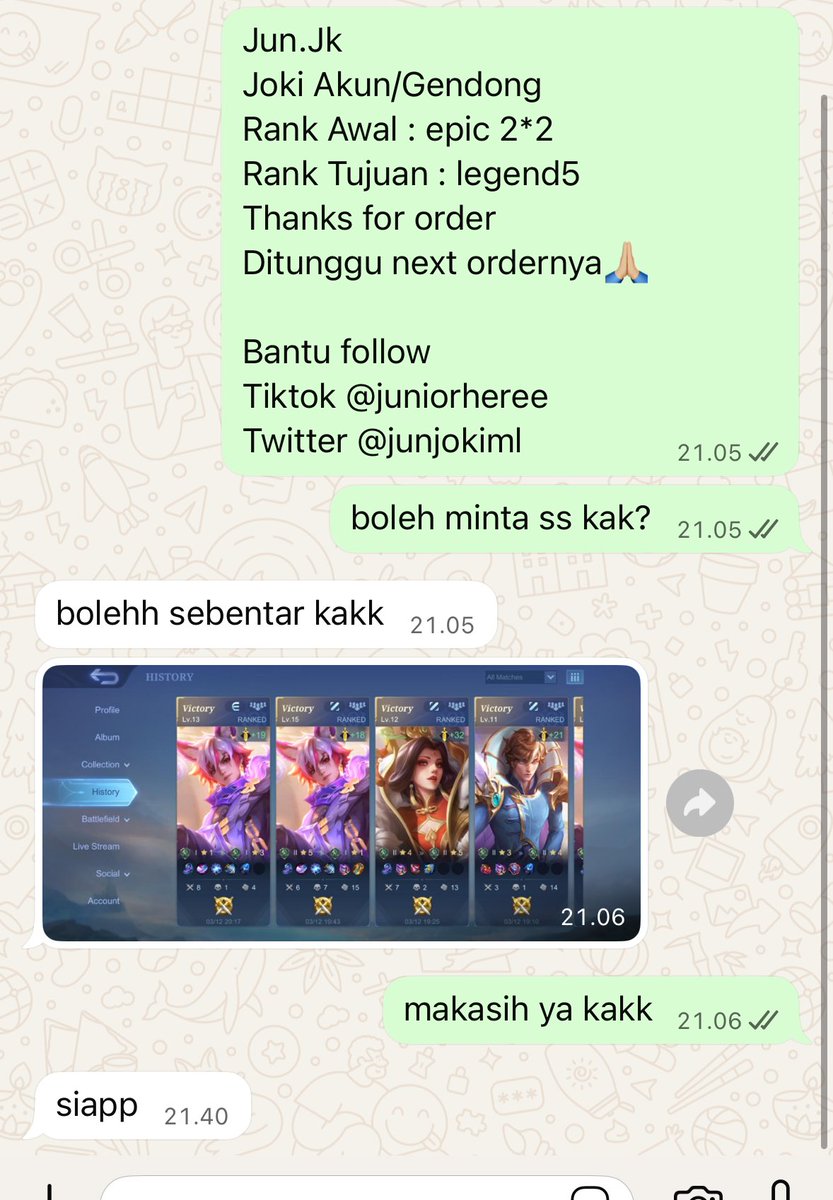 done

joki picjen 10⭐️
jokgen epic 9⭐️

yang mau joki ml/gendog sung aja chat wa dibio ya