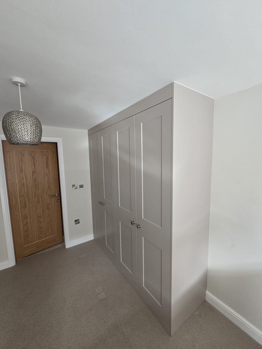 Kitchens &amp; Bedrooms by Vie,
Unit 17 Stretford Motorway Est, off Barton Dock Road Trafford Park 
M32 0ZH 0161-230-0700
sales@viehome.co.uk
viehome.co.uk
#kitchens #urmston #flixton #bedrooms #stretford #m41
2nd Bedroom for a repeat customer 
In Welsford Cashmere Range