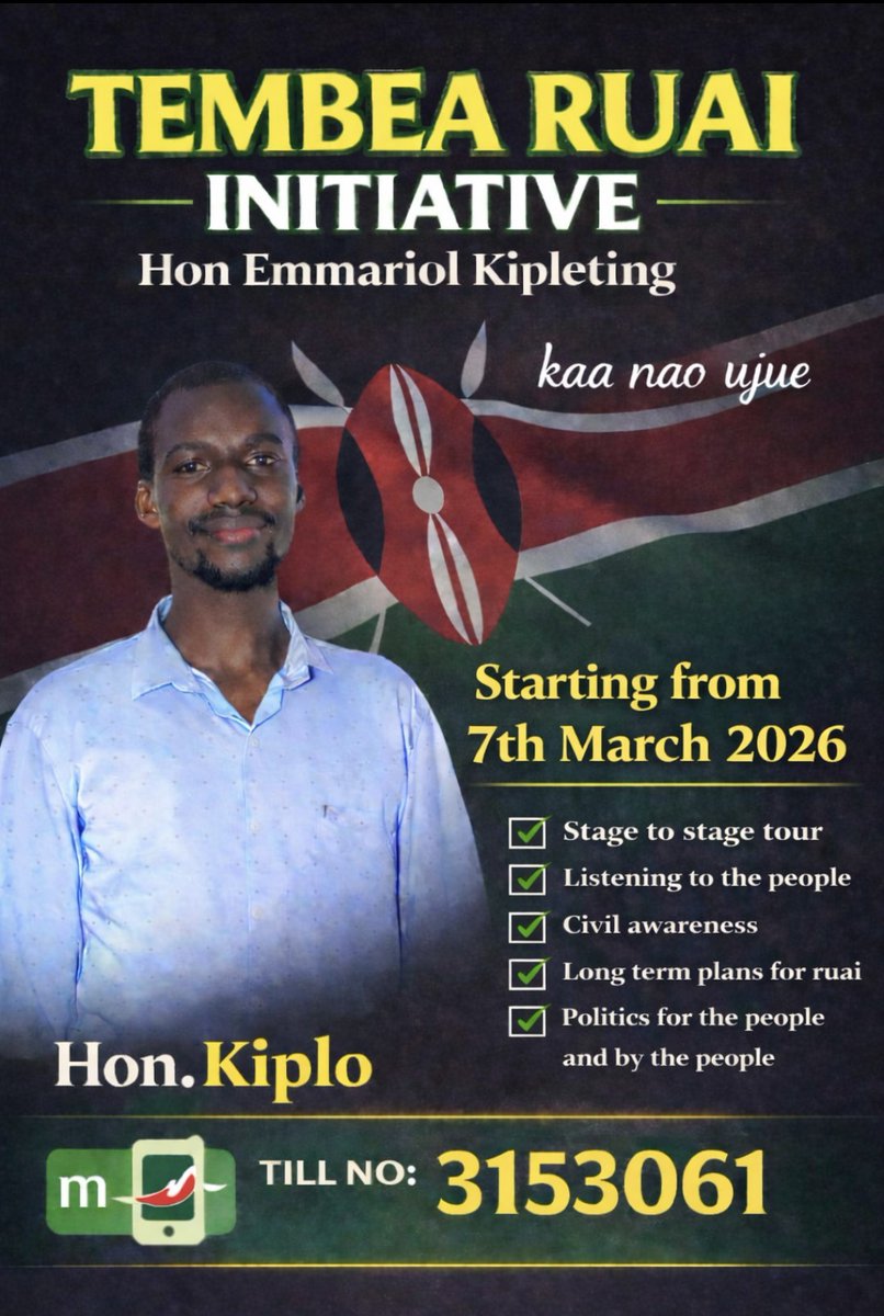 Hii initiative imebidi nitag nyinyi leo
<a href="/_DCPTV/">DCP TV</a> 
<a href="/DolphineAchie12/">Dolphine Kenya 🇰🇪</a> 
<a href="/genz___baddie/">GEN Z Baddie🫧</a> 
<a href="/MwangiHub/">Billy</a> 
<a href="/eastersins/">Easter Sins</a> 
<a href="/GyanWahome/">Ras G:🇰🇪 Hon.Wahome</a> 
<a href="/abbiezuena/">AbbieZuena</a> 
<a href="/Adani1290/">Morongo</a> 
<a href="/AokoOtieno_/">Maverick Aoko</a> 
<a href="/Mbithe_Mulinge/">Hon. Mbithe Mulinge</a> 
Nataka sasa muone venye nitafanya
It's ongoing but it appears it can't survive to next week funds bad!