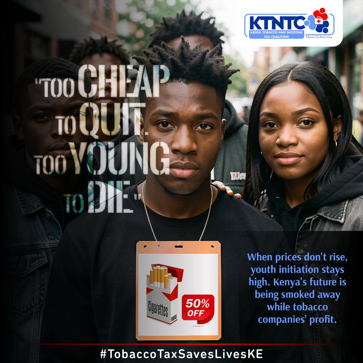 When prices don’t rise, youth initiation stays high. Kenya’s future is being smoked away while tobacco companies profit. It’s time to act, strengthen tobacco taxes, protect our youth, and put public health before industry profits.  #TobaccoTaxSavesLivesKE