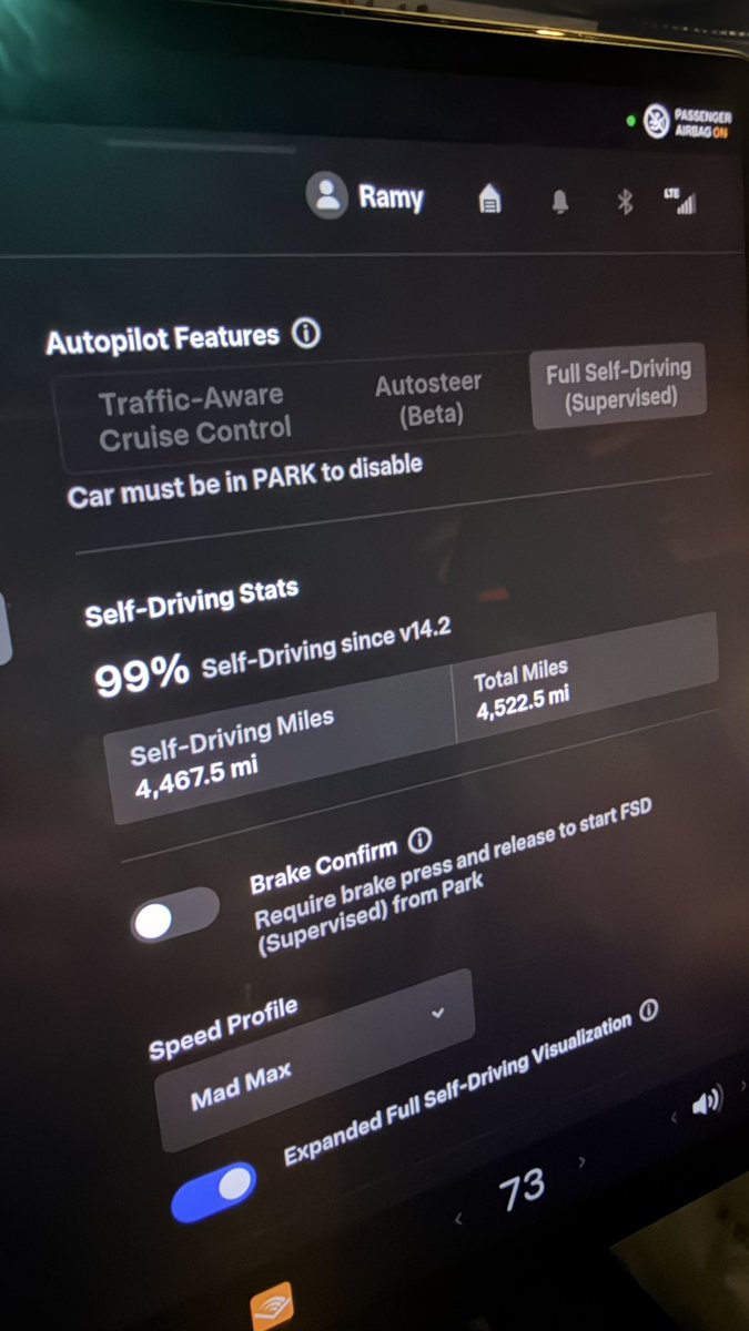 Starting a 514 mile trip from NY to Toronto in my Long Range Model 3. Planning it to be a zero intervention drive on FSD V14.2.2.5 $tsla