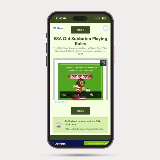 English Subbuteo Association tweet media