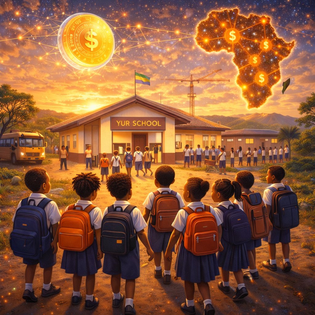 yurischoolx's tweet photo. Imagine a future where crypto doesn’t just move numbers on a chart.

Imagine it helping build real schools.
Imagine thousands of children gaining access to education because of one community that believed early.

That’s the vision behind $YUR.

Not just a token.
A mission to create real opportunities across Africa. #memecoin #BNB   #crypto #YUR