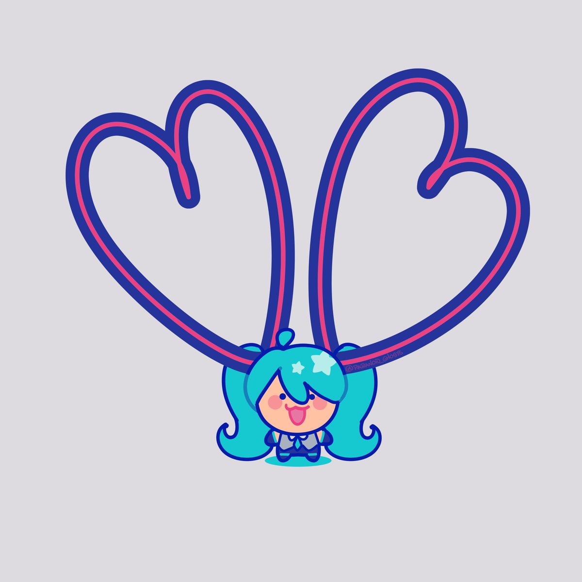 full of love in her heart