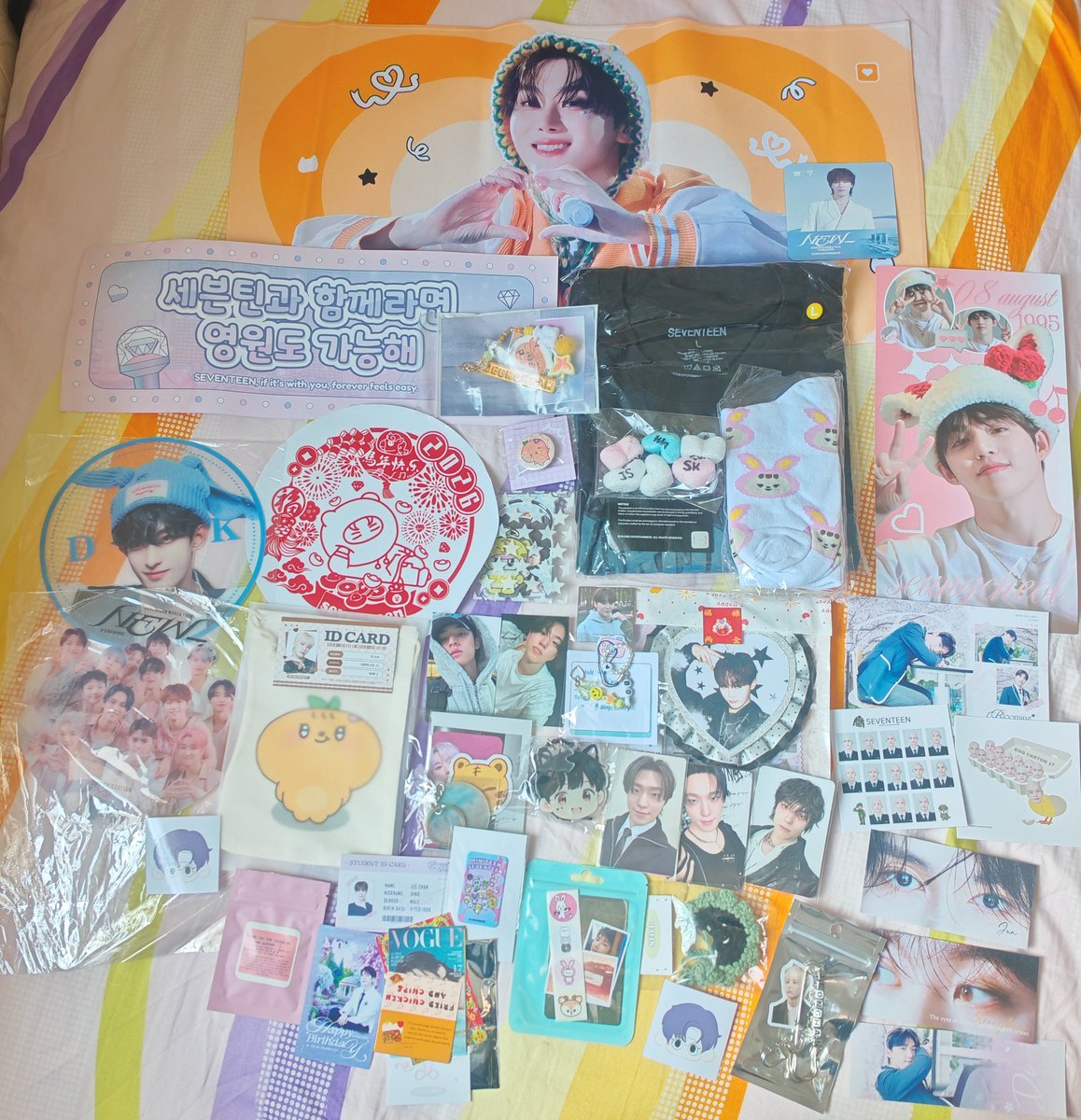 Finally have time to organize my fan support collection from last Saturday 😍