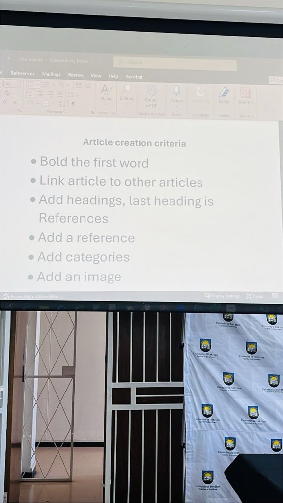 Wikimedia South Africa tweet media