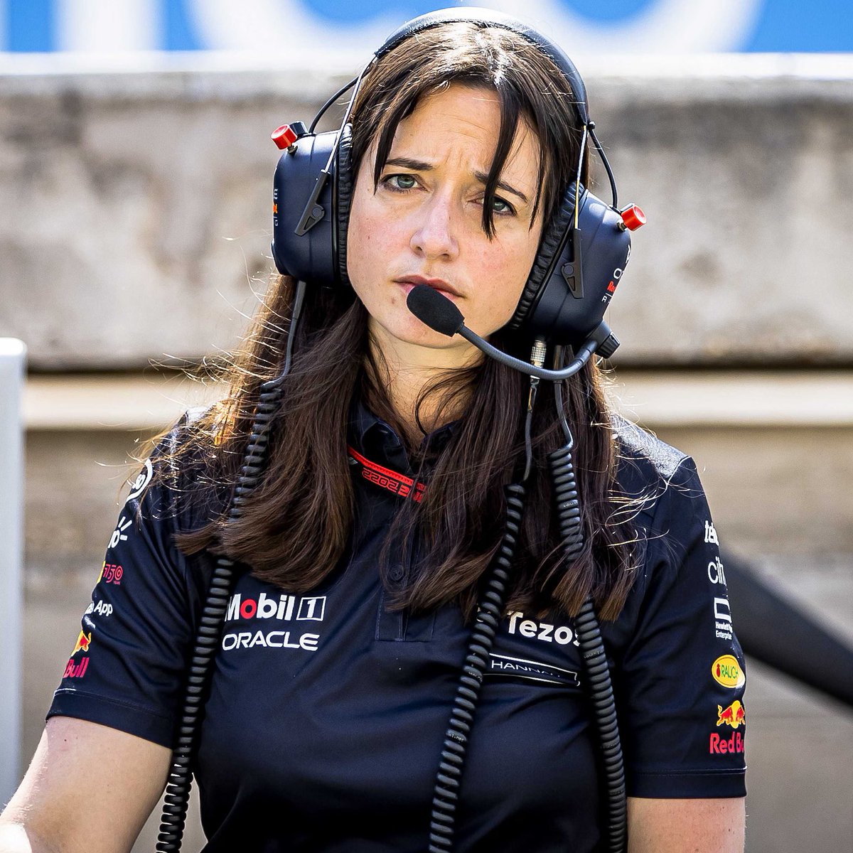 and they’ve moved on to another wag…
this is Hannah Schmitz, who’s rise in f1 from a trainee to director of the strategy department is astounding. she’s praised for the strategies that helped red bull win all these races