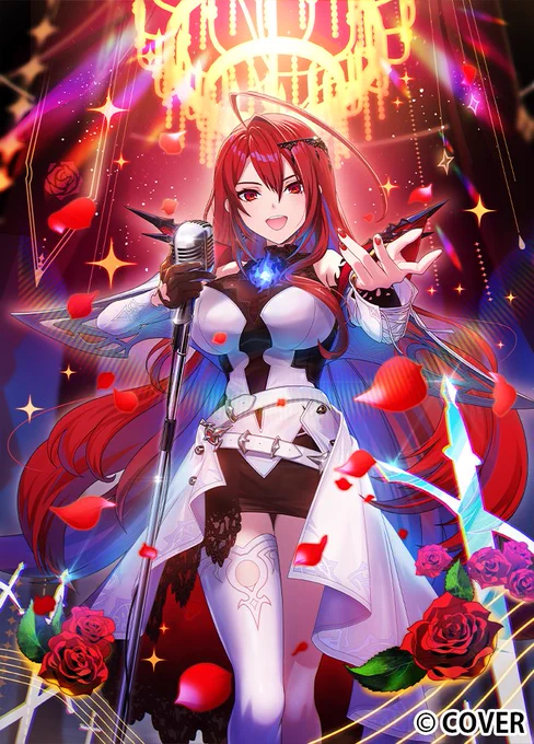 『hololive OFFICIAL CARD GAME』() 3月13日発売のブースターパック『ディーヴァフィーバー』にて、エリザベス・ローズ・ブラッドフレイム様を描かせていただきました! どうぞよろしくお願いいたします #ホロカ #ホロライブ #エリザベス・ローズ・ブラッドフレイム