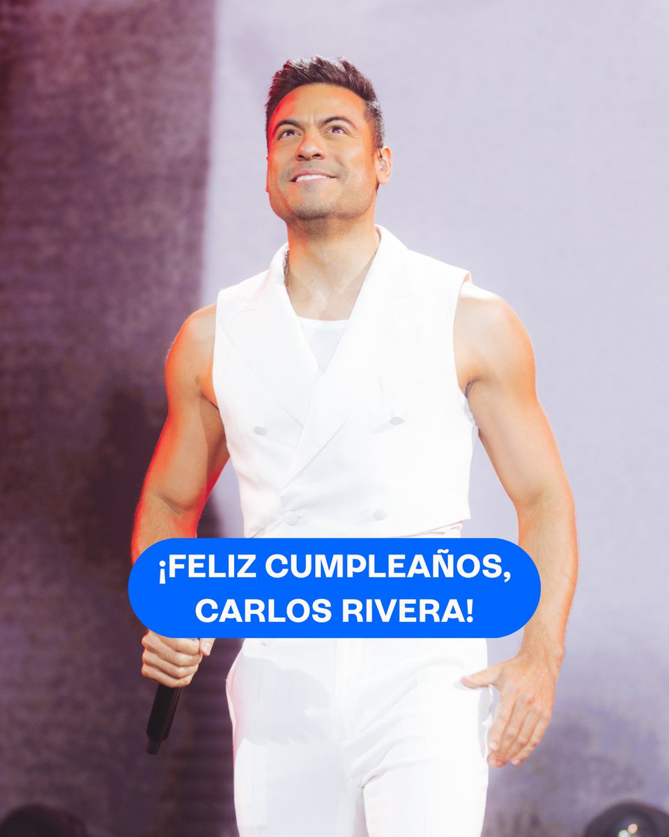🎂 ¡Feliz cumpleaños también a <a href="/_CarlosRivera/">Carlos Rivera</a>!

Otro artista que nos ha regalado noches inolvidables a nuestro público.

💙Gracias por traer siempre tu emoción, tu voz y momentos mágicos cada vez que visitas nuestro escenario.