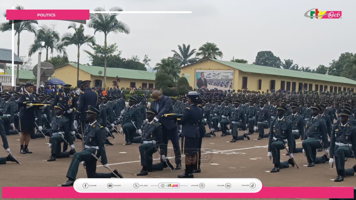 CRTV_web's tweet image. He is closely assisted by the Secretary of State to the Minister of Defence in charge of the National Gendarmerie, Galax Etoga and the Secretary of State to the Minister of Defence in charge of Veterans and War Victims, Koumpa Issa.
#EMIA
#Cameroon
