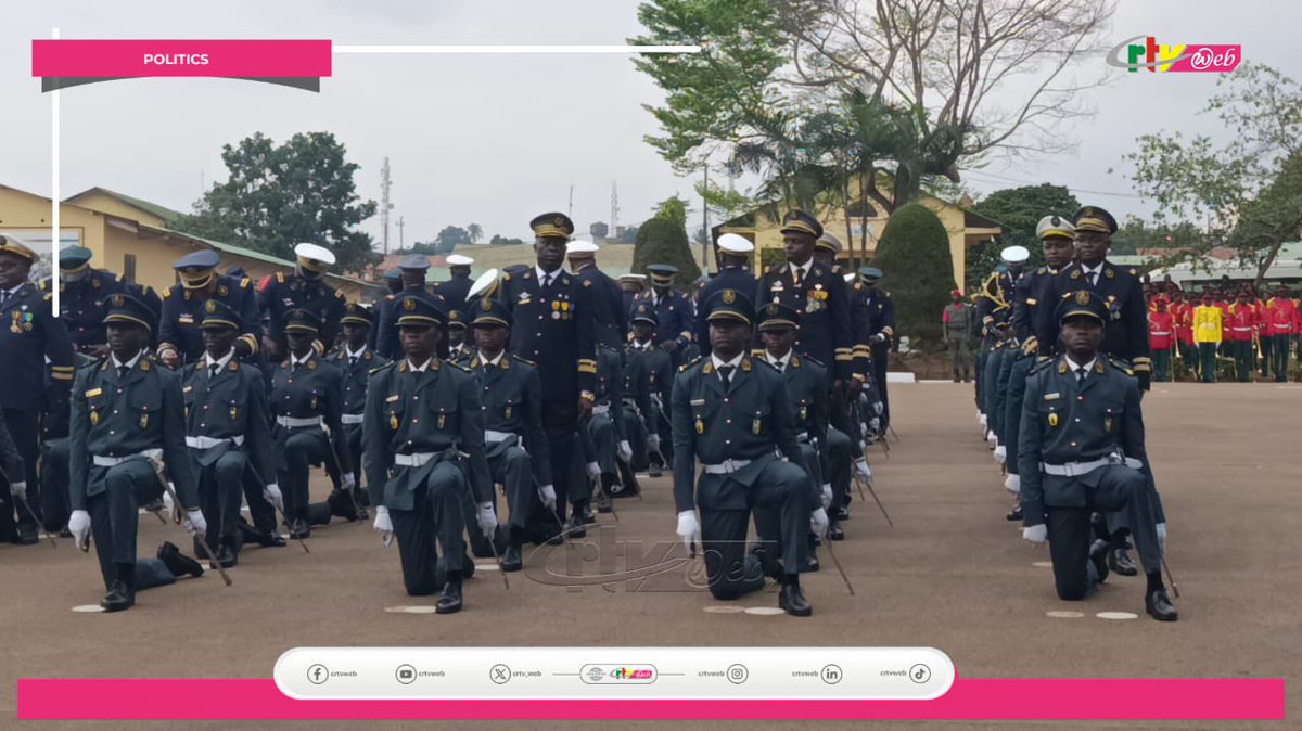 CRTV_web's tweet image. He is closely assisted by the Secretary of State to the Minister of Defence in charge of the National Gendarmerie, Galax Etoga and the Secretary of State to the Minister of Defence in charge of Veterans and War Victims, Koumpa Issa.
#EMIA
#Cameroon