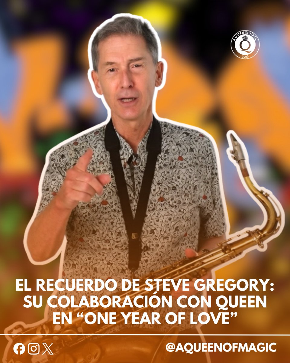 aqueenofmagic's tweet image. En el invierno de 2023, el saxofonista británico Steve Gregory, famoso por su icónico solo en «Careless Whisper» de George Michael, concedió una entrevista exclusiva a la revista del Official International Queen Fan Club.

En esta conversación con Dave Fordham, Gregory revivió su