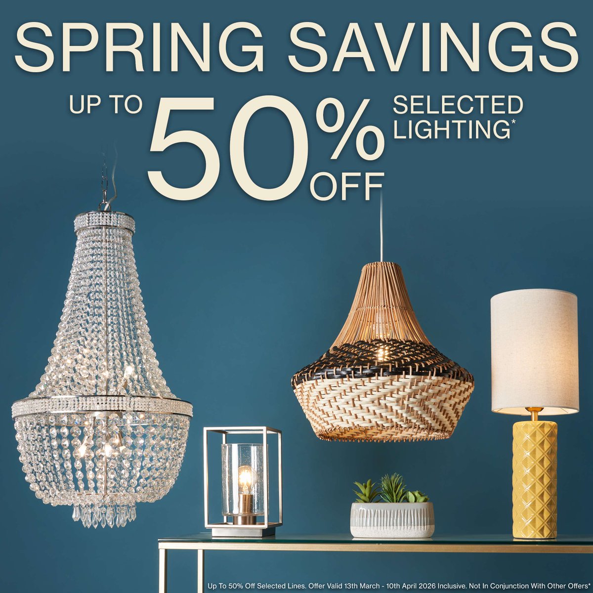 BHS_UK's tweet image. Spring styling starts now 🌱✨

Our Spring Sale is live with up to 50% OFF selected designs from 13 March–10 April.

Time for a seasonal refresh.

Shop: bhs.com/new-in/all-off…

#BHShome #SpringSale #SpringRefresh #HomeStyleUK #InteriorsUK
