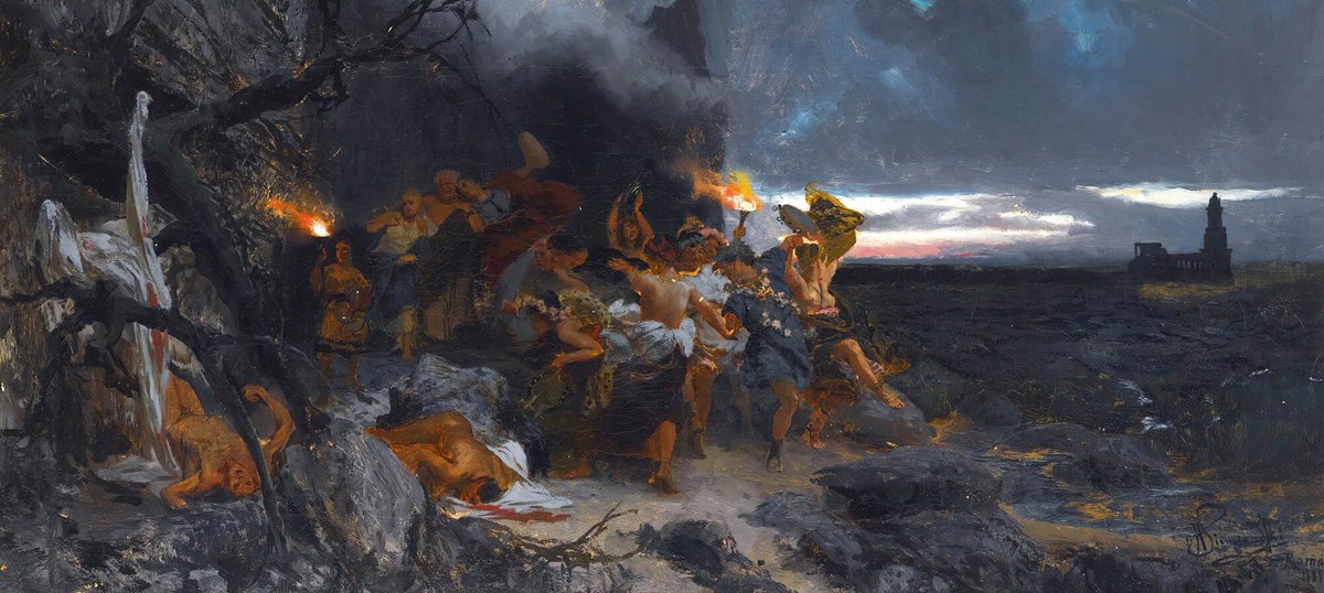 Assiko23's tweet photo. « Orgy, time of Tiberius on the island of Capri » (1881) Henryk Siemiradzki 🔥 https://t.co/W6kjTRZl0z
