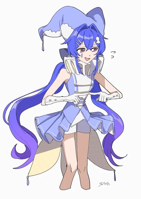 OCの雨後くるりちゃん #SUIYOart