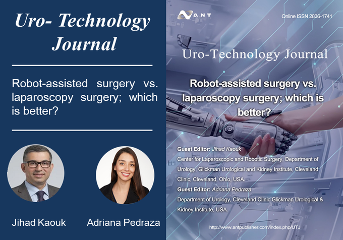 UTJeditor's tweet photo. Special Topic: Robot-assisted surgery vs. laparoscopy surgery; which is better?  
Leaded by Prof Jihad Kaouk &amp;Dr. Adriana Pedraza   Welcome to submit!  
📎Link: https://t.co/zVsl2ZO1CK https://t.co/m7ZYXFtPlm