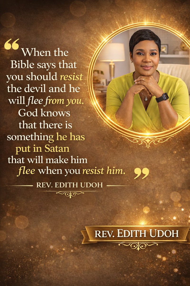 edith_udoh's tweet photo. You have everything God said that you have. Learn to stand your ground and resist the devil. You will always win
#life #christian #victoryselfie https://t.co/PXigOb9iPo