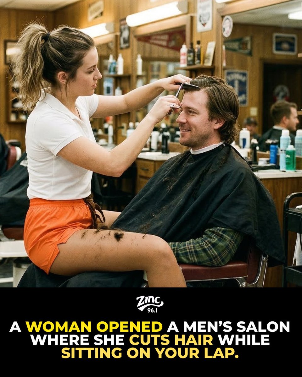 Do you think a hairdresser that sits on a blokes lap to cut his hair is cheating? - Bilko &amp; Jade