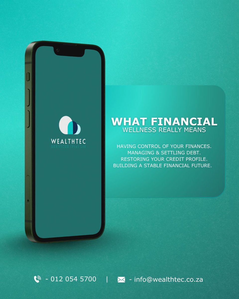 wt_services's tweet photo. Financial wellness is about more than just paying your bills.

It’s about:
• Having control over your finances
• Managing and settling debt responsibly
• Restoring your credit profile
• Building a stable financial future

We help individuals move forward with confidence. https://t.co/if7hhusZUL