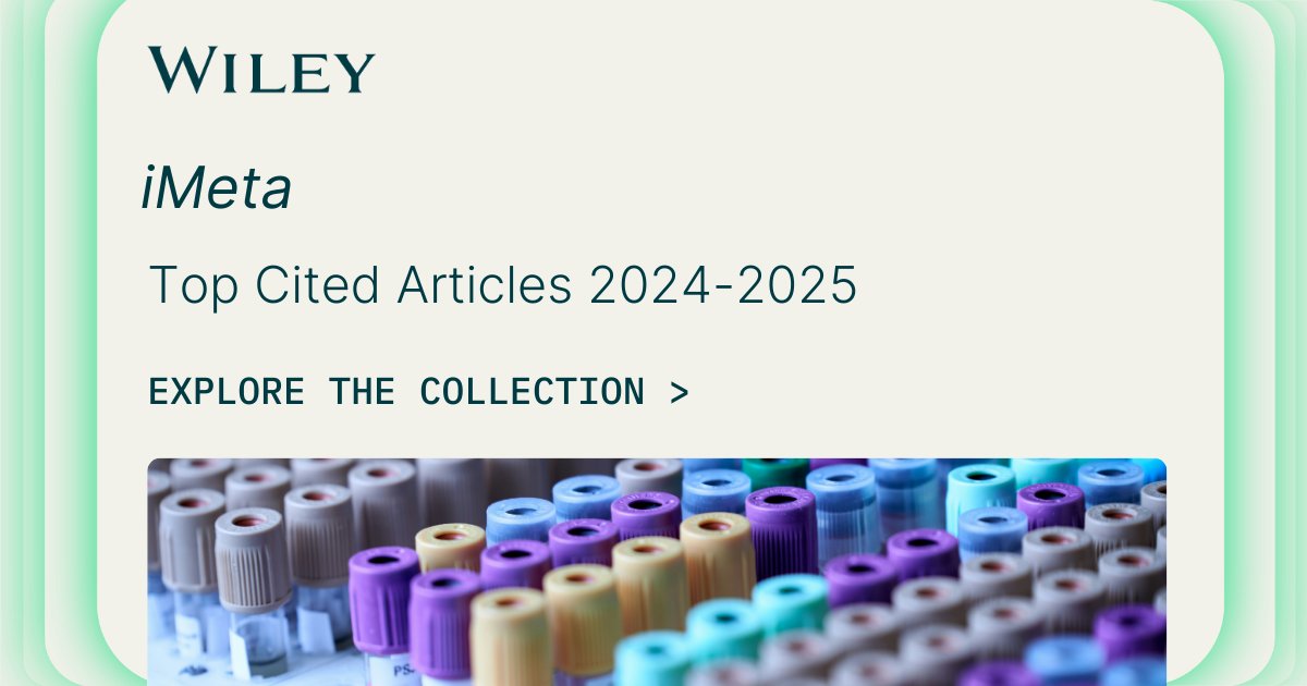 WileyLifeSci's tweet image. Microbiome research, bioinformatics tools, and meta-omics all under one roof 🧬

Explore iMeta's most-cited papers from 2024–25 — spanning landmark microbiome studies, analysis pipelines, and integrative data science🔗
ow.ly/PG6e50YntQe

#MetaOmics #Bioinformatics