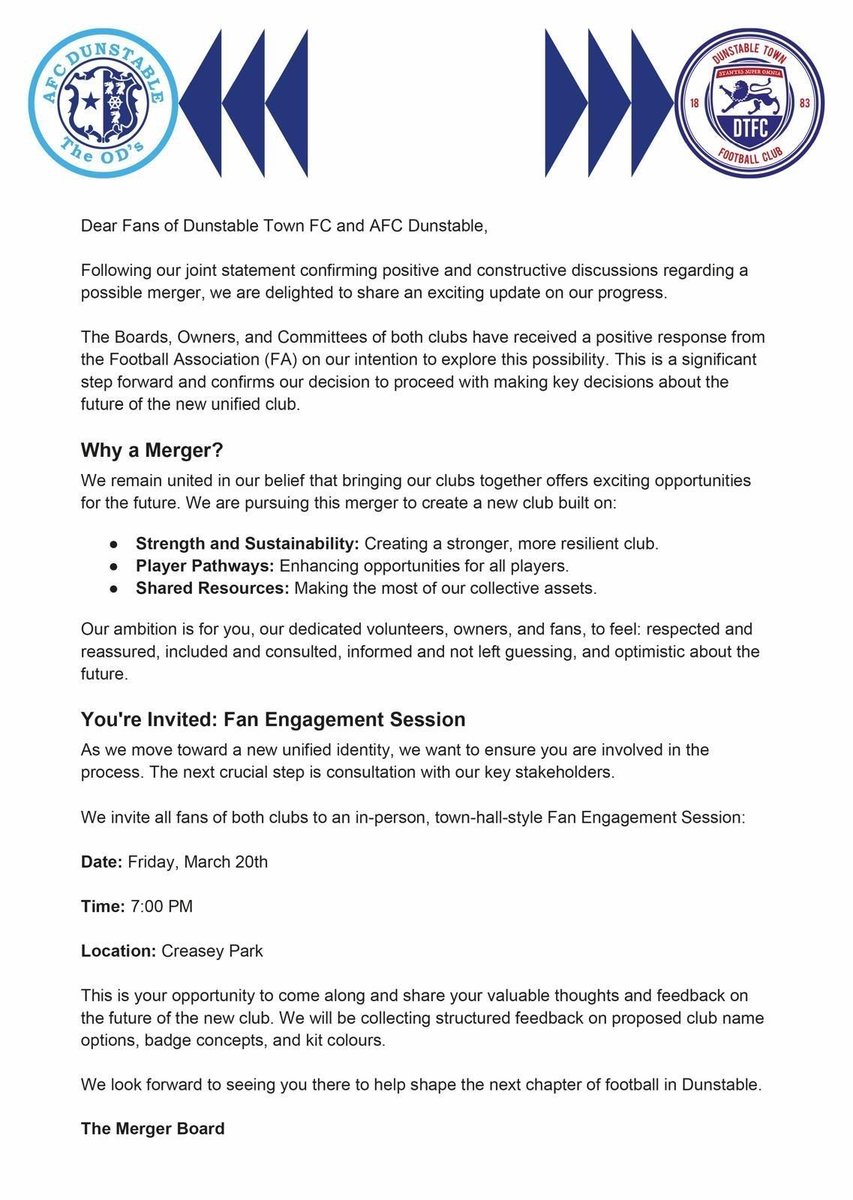 Dunstable Town FC #tOWNtogether tweet media