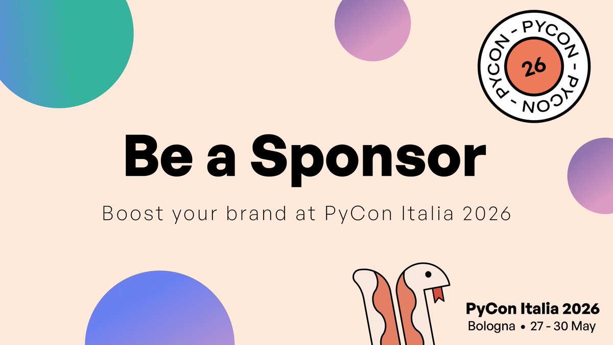 PyCon Italia tweet media
