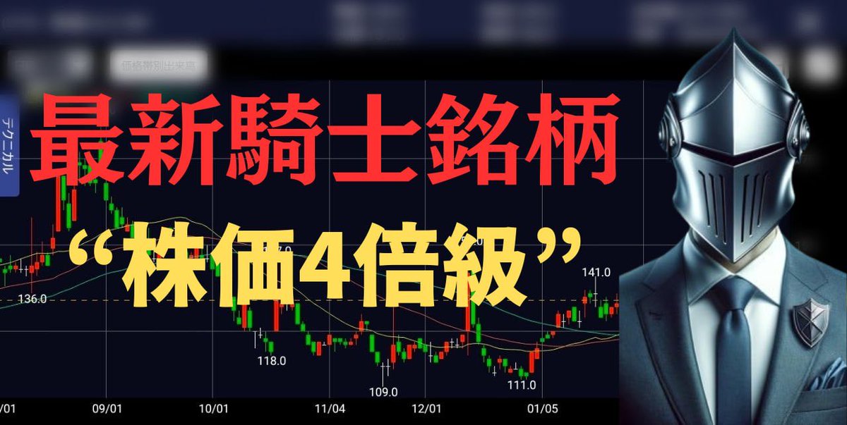 株式騎士@13億投資家 tweet media