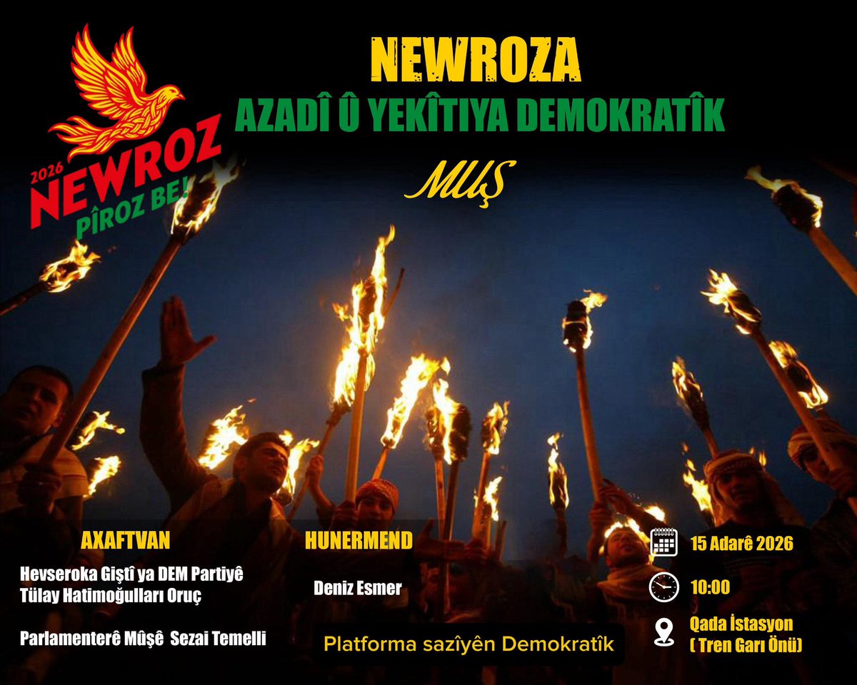 DEM Parti Muş İl Örgütü tweet media
