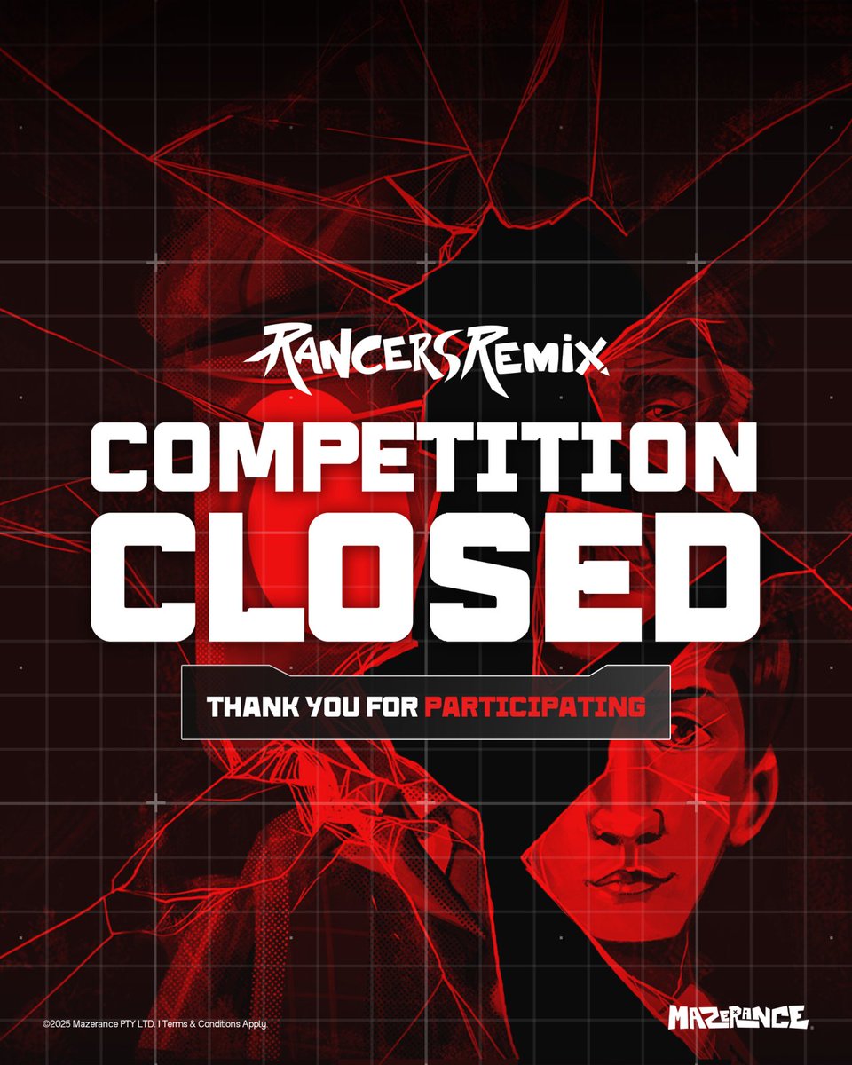 RancersRemix submissions are now closed!

We want to sincerely thank every artist and creative who participated in this challenge. The creativity and passion in the entries has been superb.

The review process will now commence.

Stay tuned, Rancers!