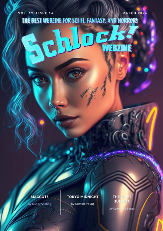 A sentient architectural feature becomes mute witness to a terrible decline. Read my story "Caryatid and Dog" in the latest issue of Schlock! Webzine:  amazon.com/dp/B0GQJ9HW2D
#sciencefiction
