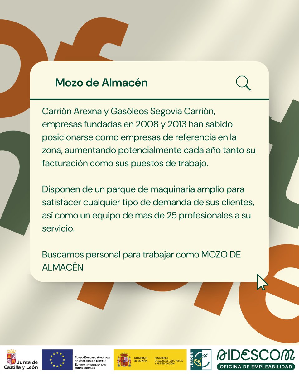 AIDESCOM Campiña Segoviana tweet media