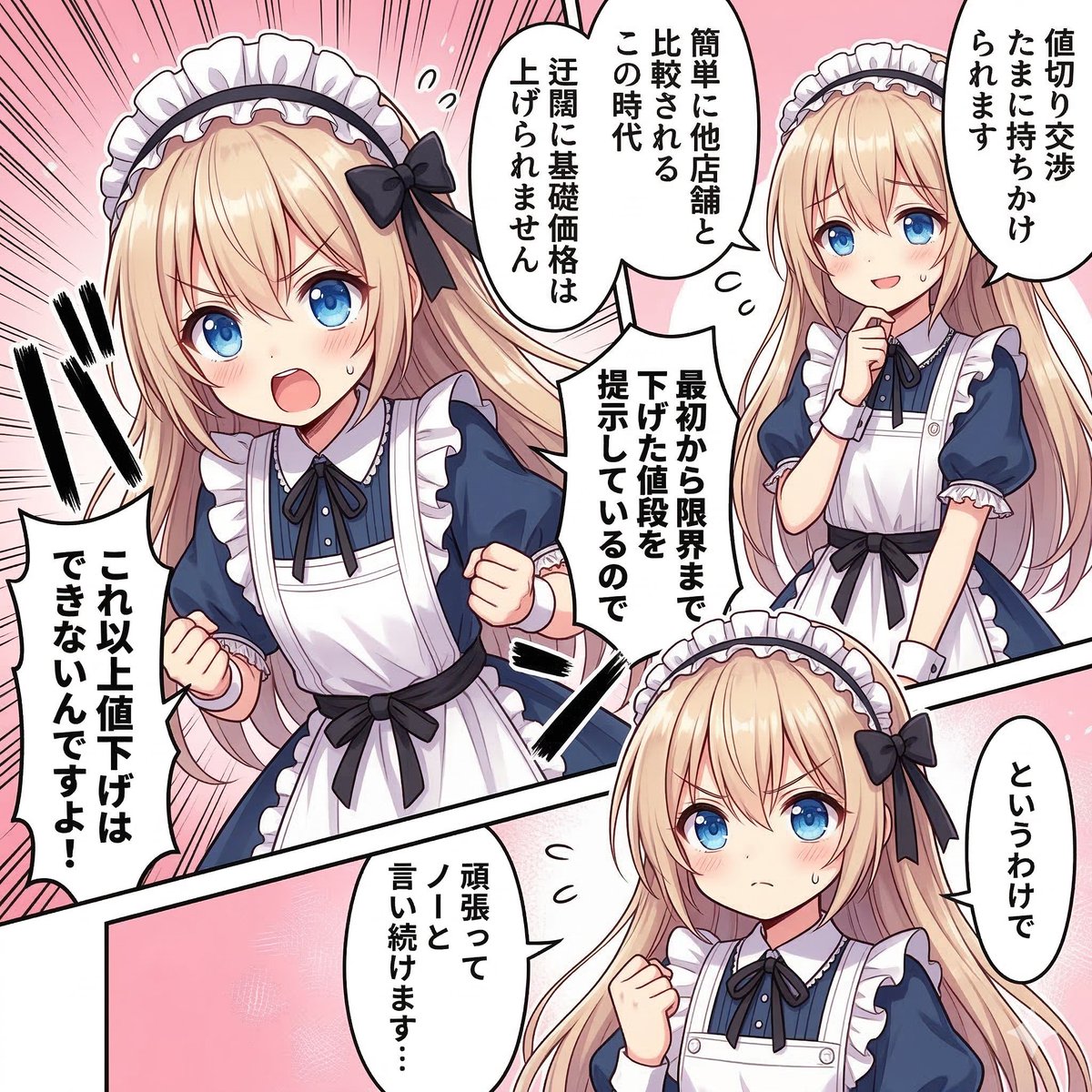 いつも値下げを持ちかけてくる人に限界まで下げた値段を提示しても 