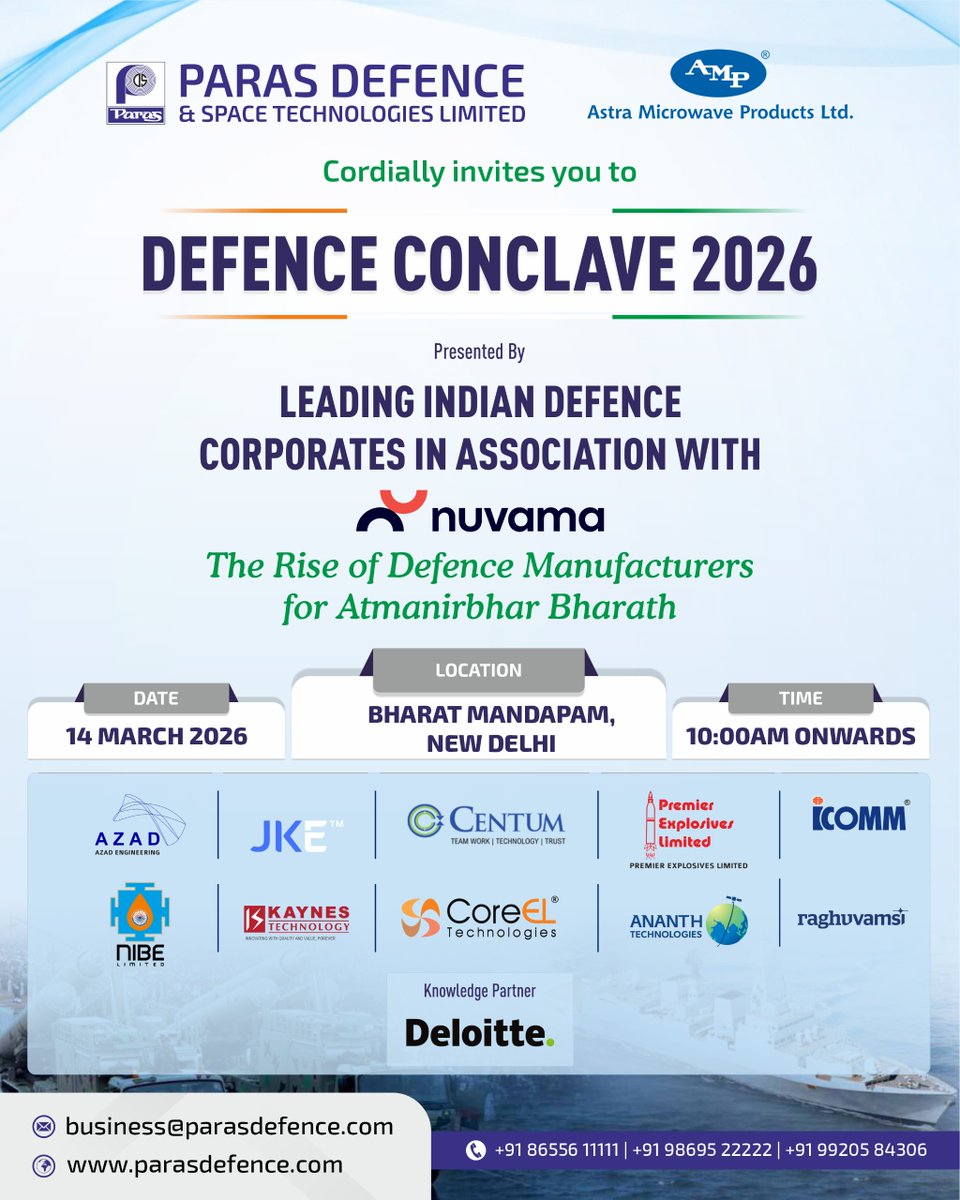 Paras Defence and Space Technologies Limited tweet media