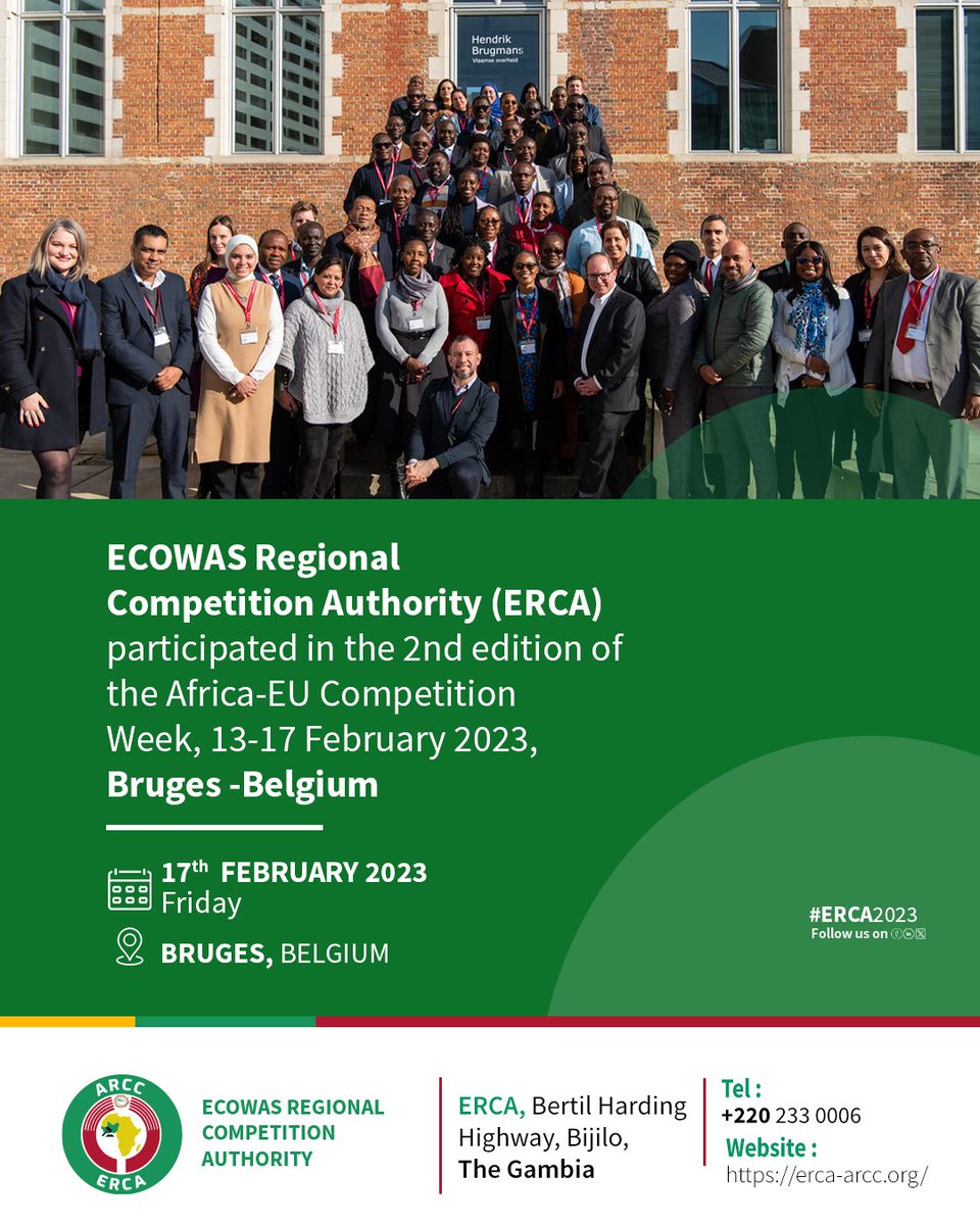 ECOWAS Regional Competition Authority Official tweet media