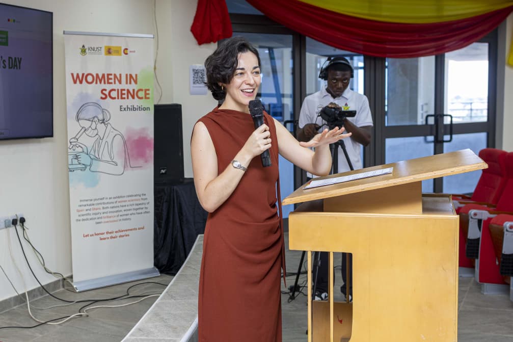 ipo_knust's tweet photo. The Kwame Nkrumah University of Science and Technology (KNUST), through its International Programmes Office (IPO), in collaboration with the Spanish Embassy in Ghana and Women In Stem Ghana WiSTEM, 

Read more here⬇️ https://t.co/TQnoeulq4Z https://t.co/HvHyn0vMcK