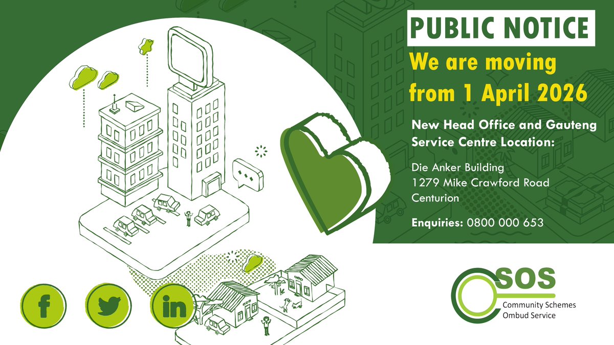 Community scheme Ombud Service tweet media